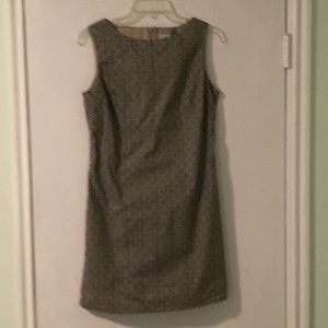 Gap Geometric Pattern Mini Dress l Green Blue Rust Cream Off White l Size 8